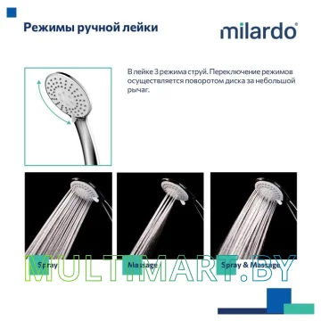Смеситель Milardo Rora RORSB00M02 картинка 4